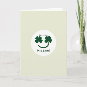 Carte Clover Eyes Husband Love You