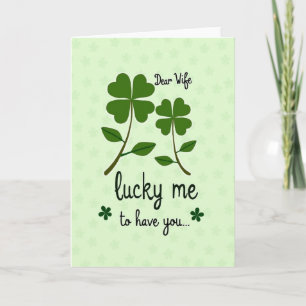 Carte Clover Femme Chanceuse