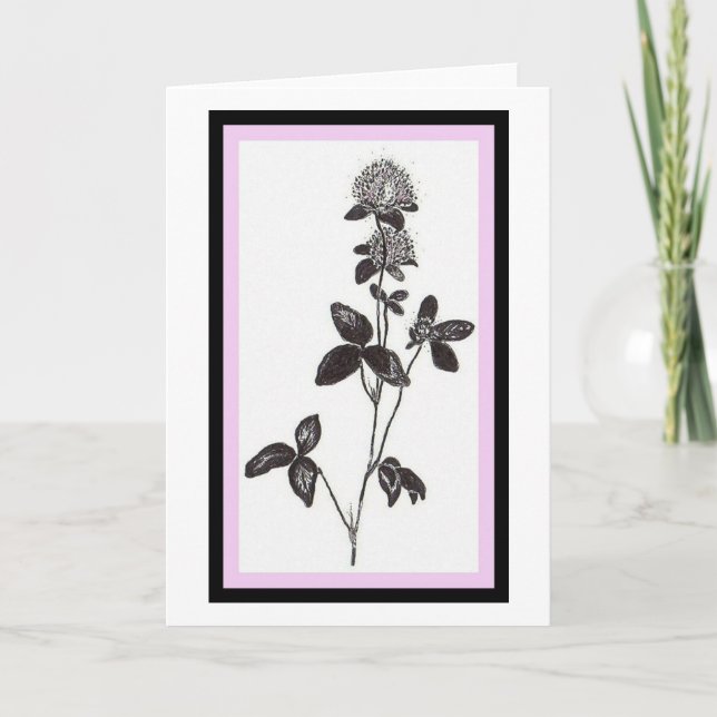 Carte Clover Greeting Card (Devant)