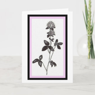 Carte Clover Greeting Card