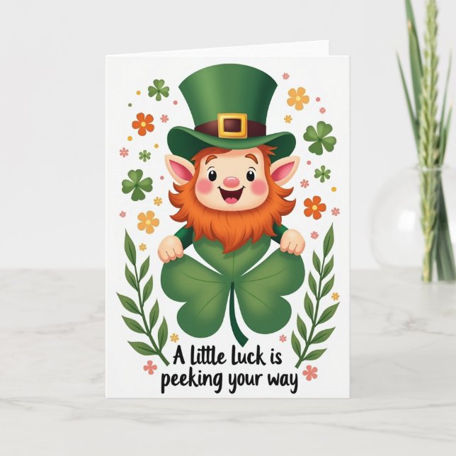 Carte Clover Luck Scene Greats Card (Devant)