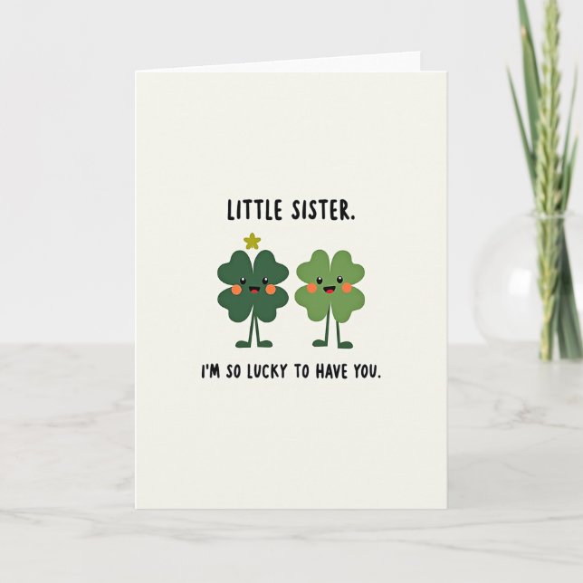 Carte Clover Sisterhood Lucky Card (Devant)