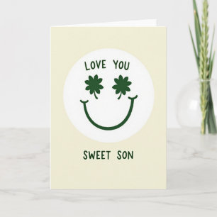Carte Clover Smile Love You Son