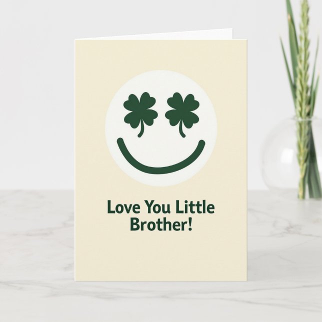 Carte Clover Smiling Brother Love (Devant)