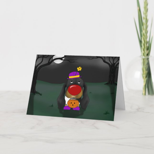 Carte Clown d'Halloween (Devant)