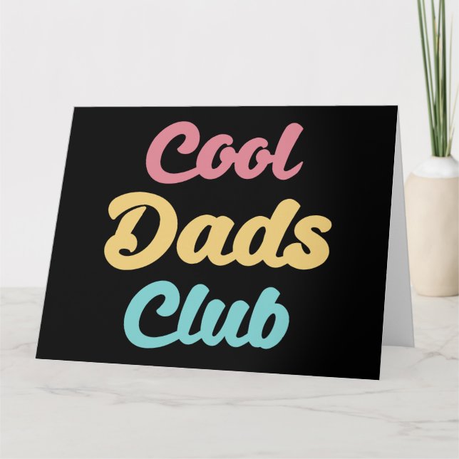 Carte Club cool Dads II (Devant)
