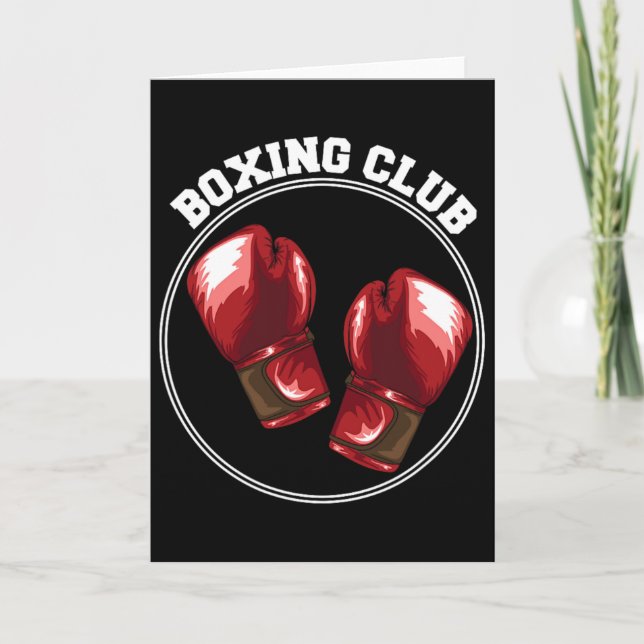 Carte Club de boxe  (Devant)