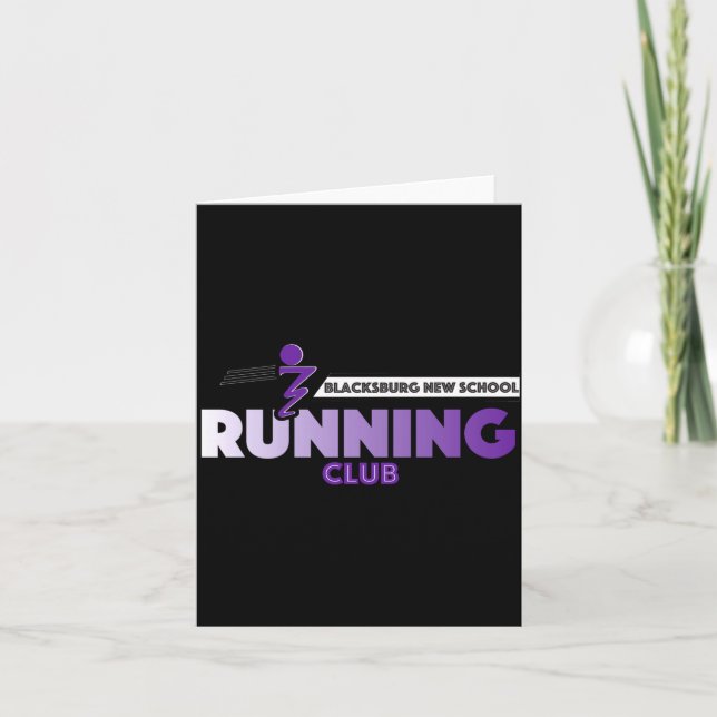 Carte Club de course à pied de la nouvelle école de Blac (Devant)