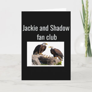 Carte Club de fans Jackie et Shadow Eagles 