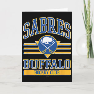Carte Club de hockey des Sabres de Buffalo Noir Officiel