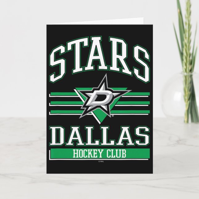 Carte Club de hockey des Stars de Dallas Noir Sous licen (Devant)