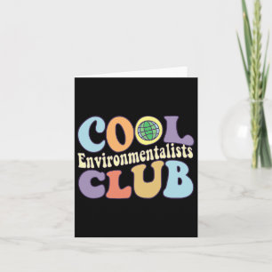 Carte Club Des Environnementalistes cool Sauvez Le Jour
