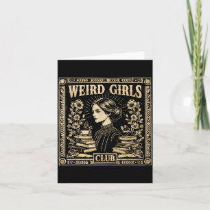 Carte Club des Filles Bizarres Art Gothique Féministe Vi
