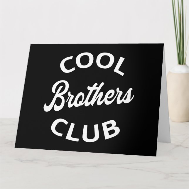 Carte Club des Frères cool I (Devant)