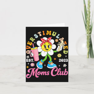 Carte Club des mamans surstimulees est 2023 rétro daisy