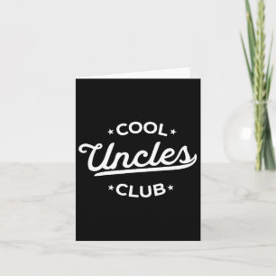 Carte Club des oncles cool Meilleur oncle jamais drôle p