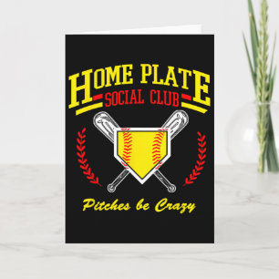 Carte Club Social de la Maison de Softball pour les mama