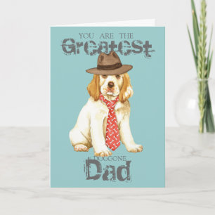 Carte Clumber Spaniel Papa