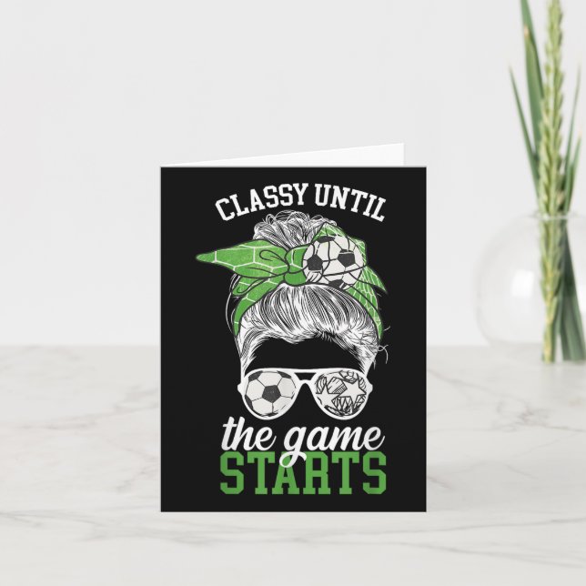 Carte Cly Jusqu'À Ce Que Le Jeu Commence Jour De Footbal (Devant)
