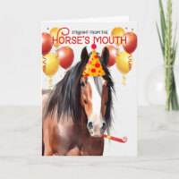 Clydesdale Draft Horse drôle Anniversaire