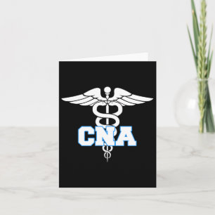Carte Cna Caduceus Symbole Médicale Cadeaux Infirmières