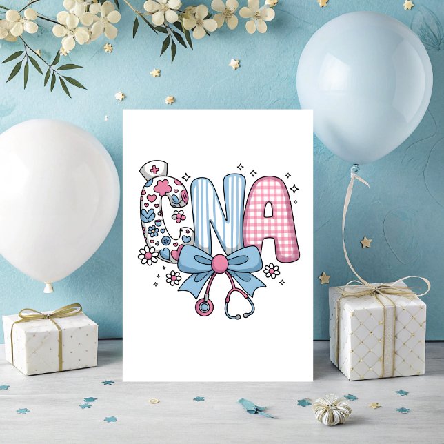 Carte CNA Folded Greeting Card (CNA Greeting Card. )
