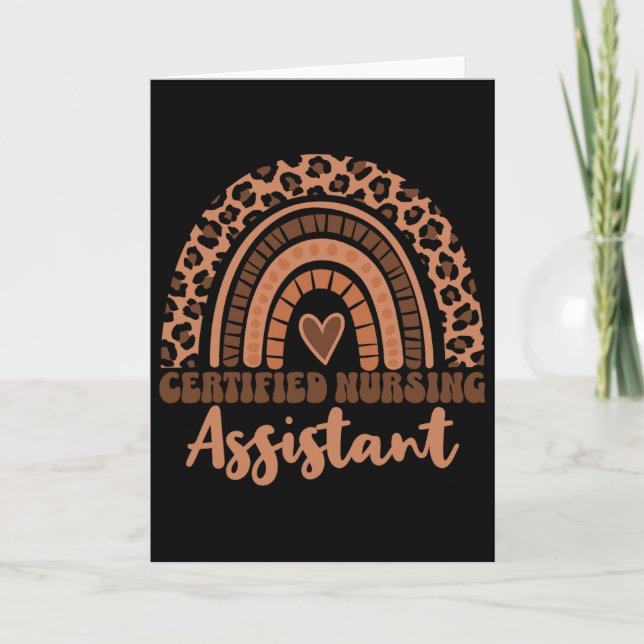 Carte Cna Infirmière Certifiée Istant Afro Mois de l'His (Devant)