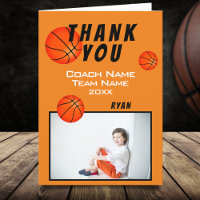 Carte Coach Merci de basket-ball