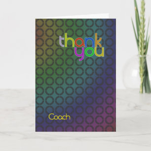 Carte Coach Merci moderne