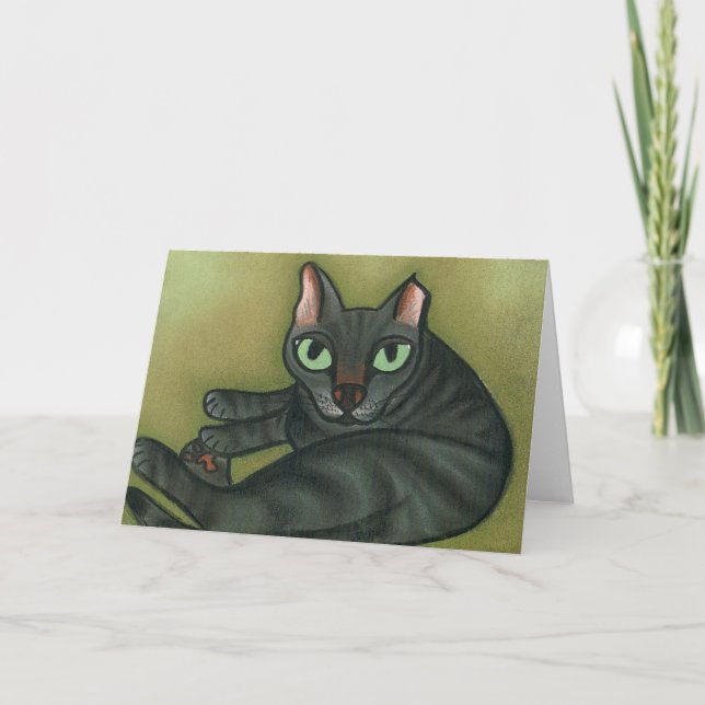 Carte Coalition sauvage de gardiens de chat par Robyn (Devant)