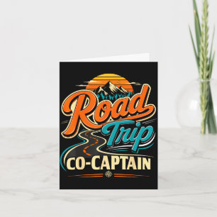 Carte Cocapitaine de road trip groupe de vacances en fam