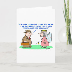 Carte cochers Cendrillon de souris de routiers