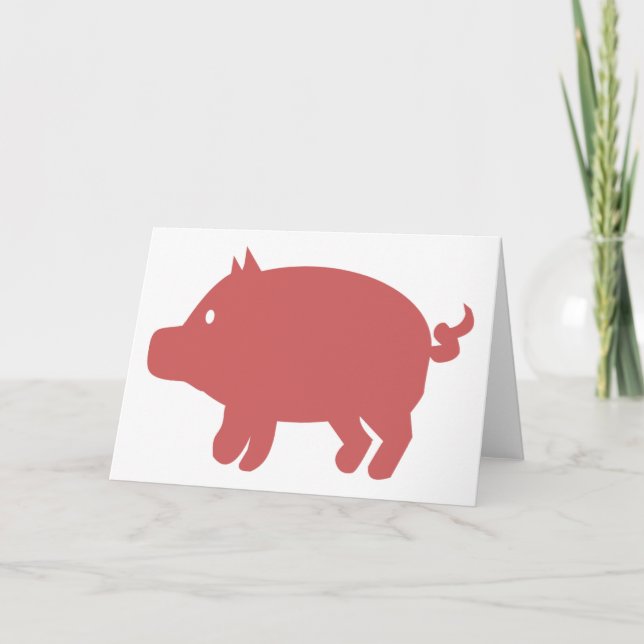 Carte Cochon (Devant)