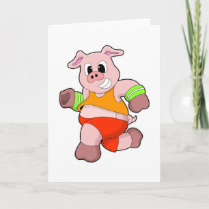 Carte Cochon en course