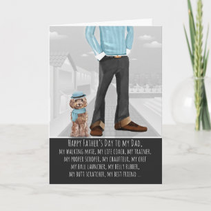 Carte Cockapoo de la Fête des pères des chiens