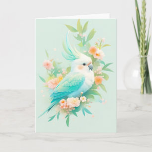Carte Cockatoo Pastel Paradise