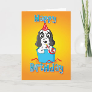 Cartes Cocker D Anniversaire Zazzle Fr