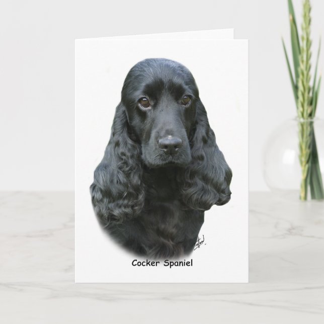 Carte Cocker Spaniel 9T004D-537 (Devant)