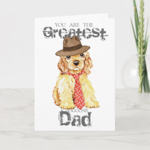 Carte Cocker Spaniel Heart Papa