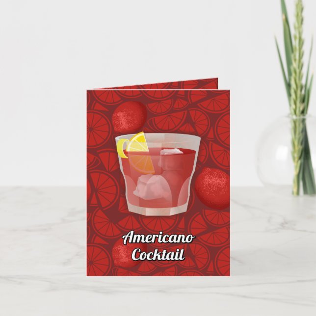 Carte Cocktail Americano (Devant)