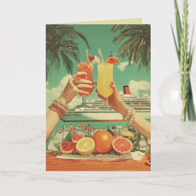 Carte Cocktail de croisières tropicales (Devant)