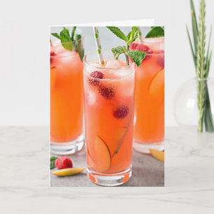 Carte COCKTAILS / **40th** SOUHAITE L'ANNIVERSAIRE POUR 