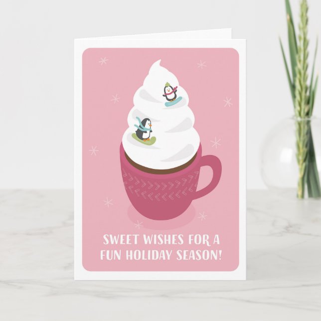 Carte Cocoa Mountain Holiday Card (blank inside) (Devant)