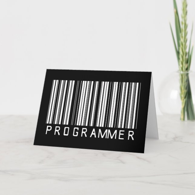 Carte Code barre du programmeur (Devant)