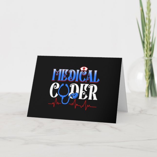 Carte Coder Médicale Assurance-maladie Codage Médicale (Devant)