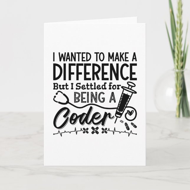 Carte Codeur Médicale Étant Un Codage De Programmateur I (Devant)