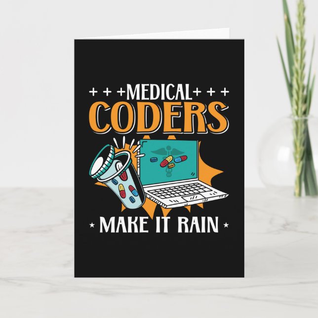 Carte Codeurs Médicales Rendre Pluie Codeur Médicale (Devant)