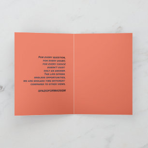 Carte "Coeur blanc en noir du soleil" & Doubt