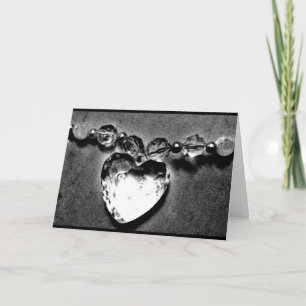 Carte Coeur cristal