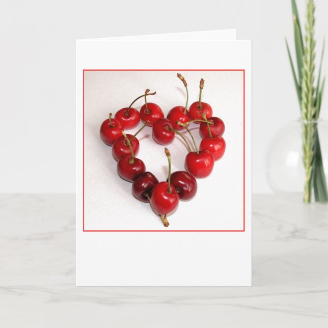 Carte Coeur de cerise (Devant)